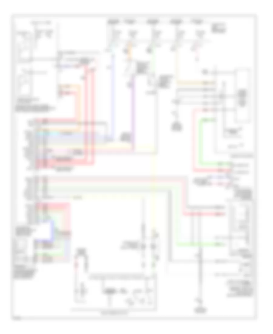 Электросхема системы круизконтроля для Infiniti M45 2009