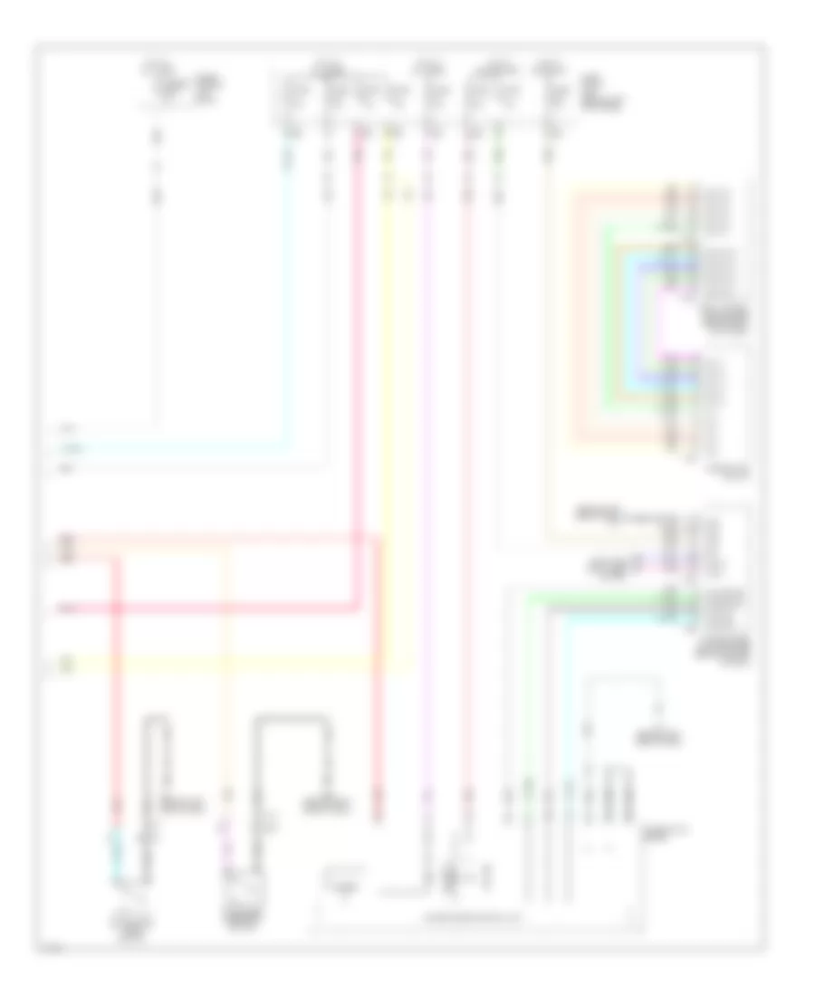 Электросхема противоугонной сигнализации, Кабриолет (4 из 4) для Infiniti Q60 2014