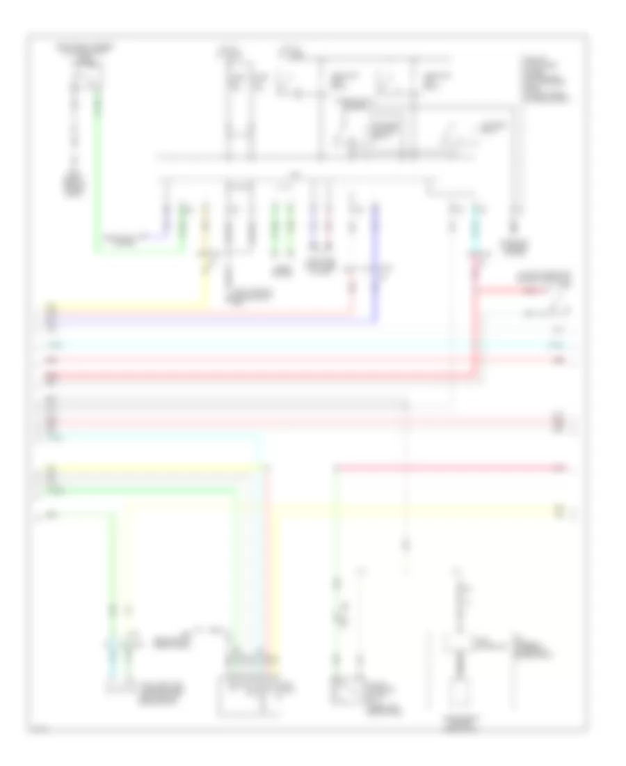 Электросхема противоугонной сигнализации, Купе (3 из 4) для Infiniti Q60 2014