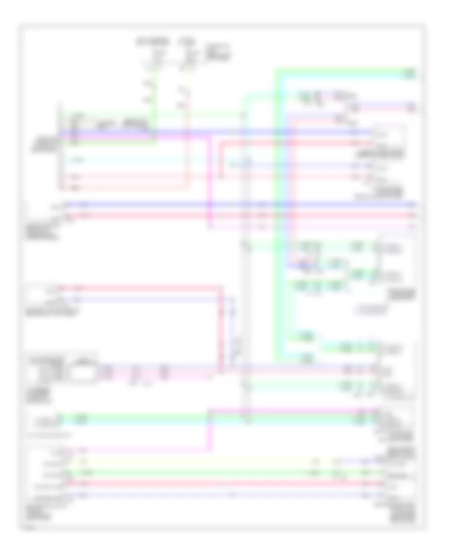 Электросхема линии передачи данных CAN, Кабриолет (1 из 2) для Infiniti Q60 2014