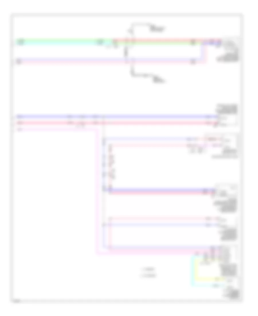 Электросхема линии передачи данных CAN, Кабриолет (2 из 2) для Infiniti Q60 2014