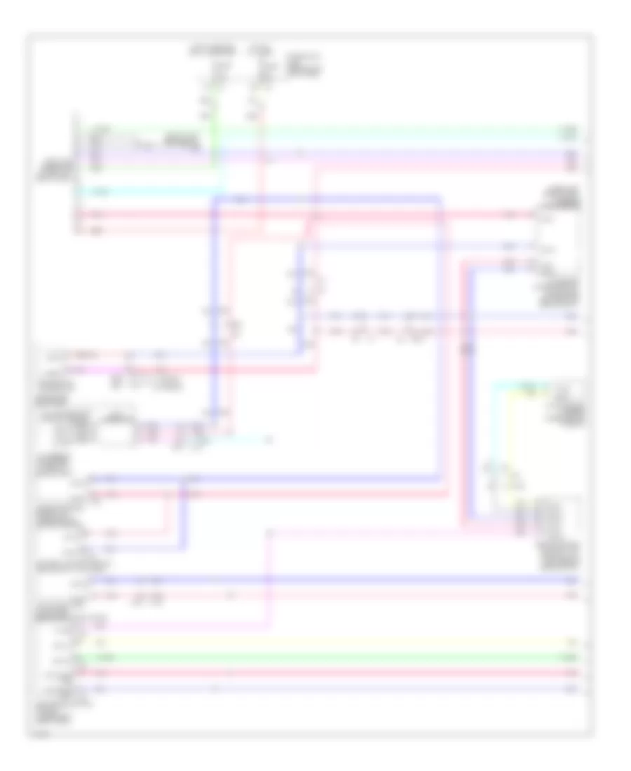 Электросхема линии передачи данных CAN, Кабриолет Except (1 из 2) для Infiniti Q60 2014