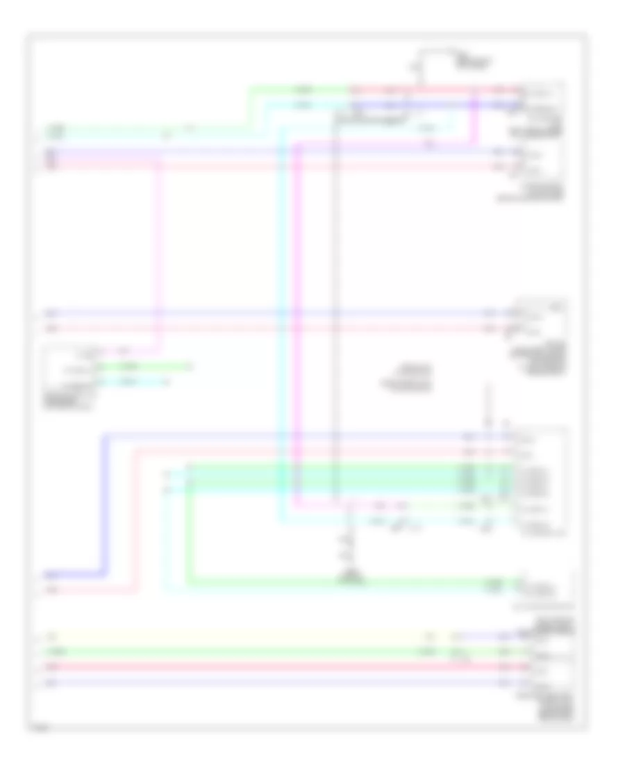 Электросхема линии передачи данных CAN, Кабриолет Except (2 из 2) для Infiniti Q60 2014