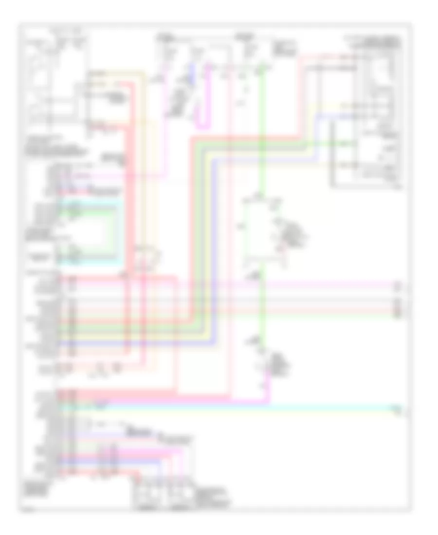 Электросхема системы круизконтроля, Кабриолет (1 из 2) для Infiniti Q60 2014