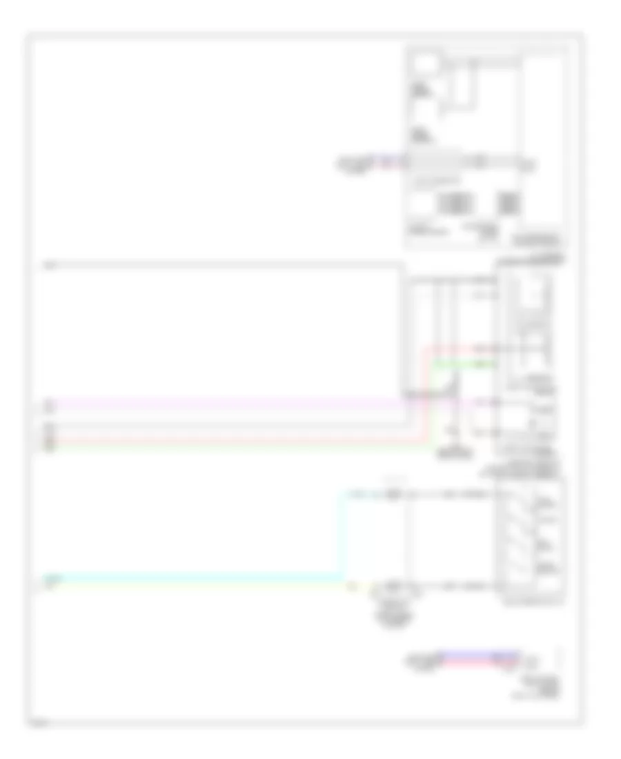 Электросхема системы круизконтроля, Кабриолет (2 из 2) для Infiniti Q60 2014