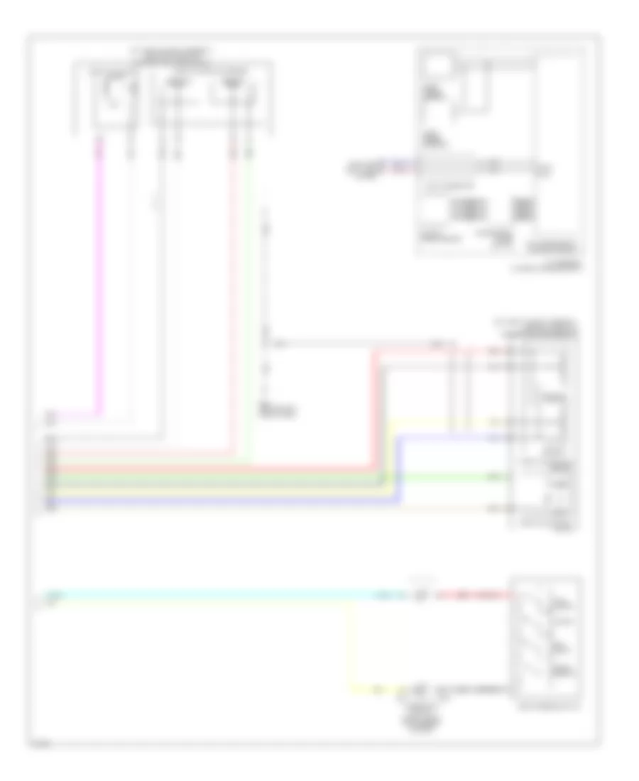 Электросхема системы круизконтроля, Купе (2 из 2) для Infiniti Q60 2014