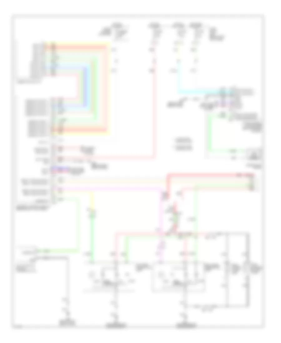 Электросхема внешнего освещения, Купе (1 из 3) для Infiniti Q60 2014