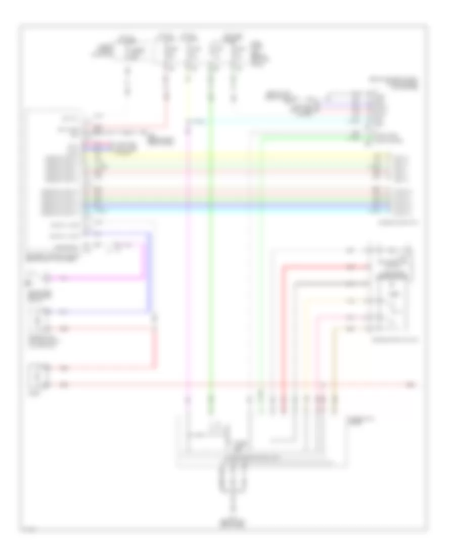 Электросхема подсветки приборов, Купе (1 из 2) для Infiniti Q60 2014