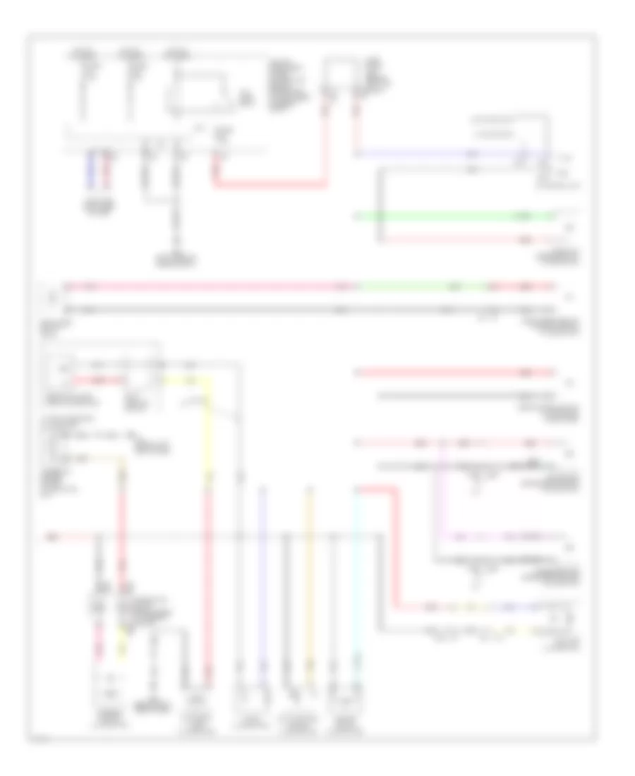 Электросхема подсветки приборов, Купе (2 из 2) для Infiniti Q60 2014