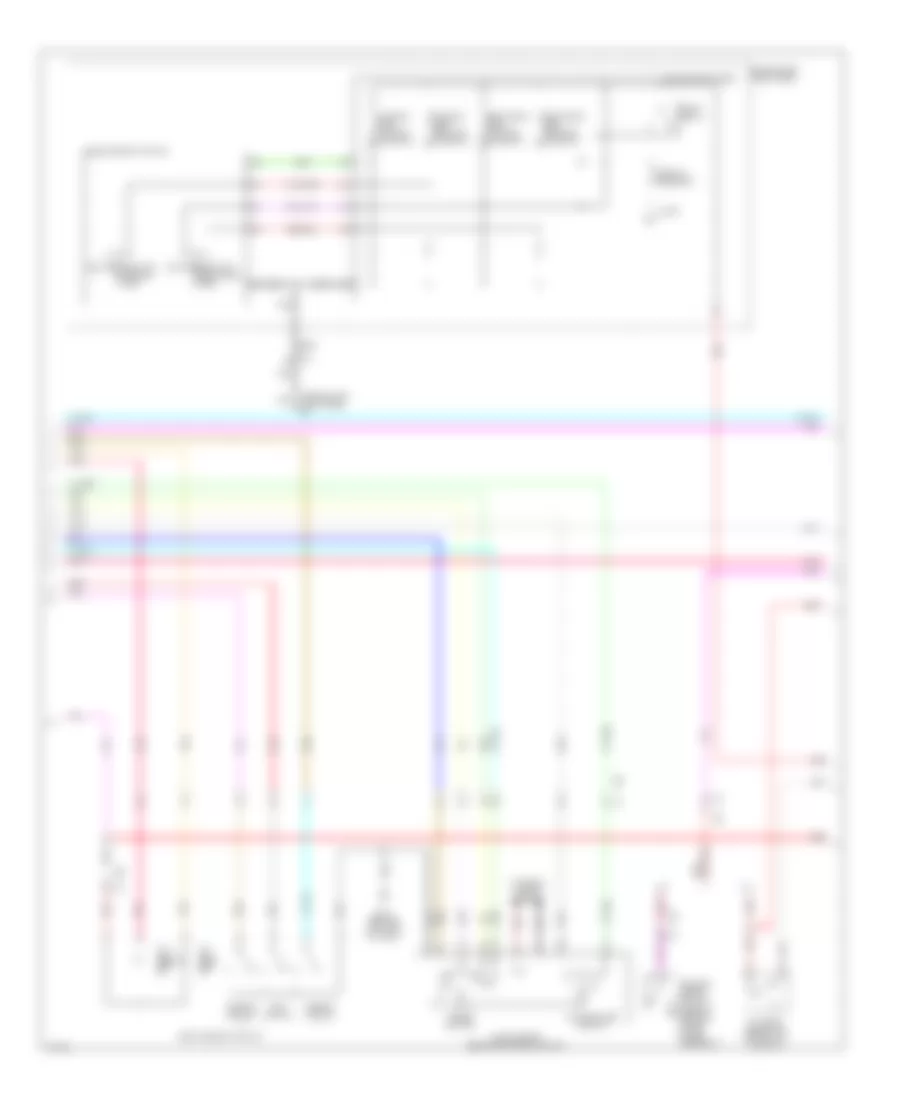 Электросхема системы памяти, Купе (2 из 3) для Infiniti Q60 2014