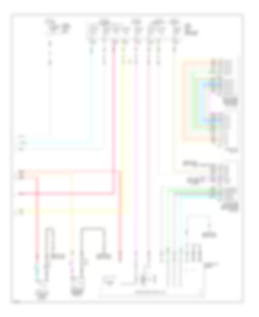 Электросхема центрального замка, Кабриолет (4 из 4) для Infiniti Q60 2014