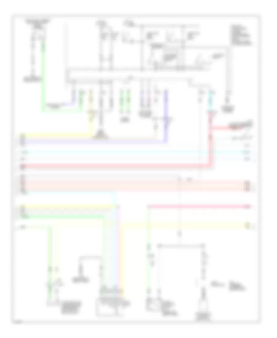 Электросхема противоугонной сигнализации, Кабриолет (3 из 4) для Infiniti Q60 Journey 2014