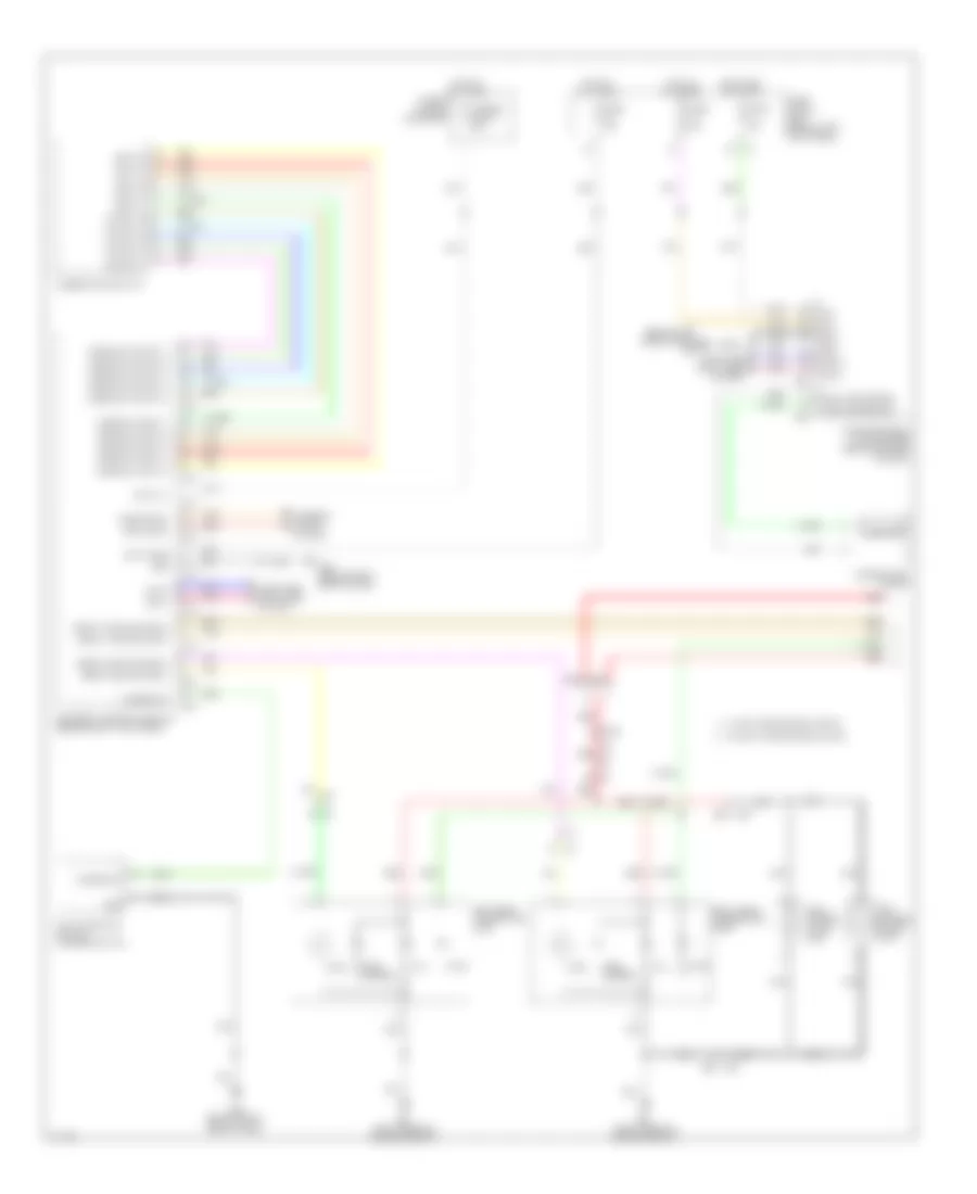 Электросхема внешнего освещения, Кабриолет (1 из 2) для Infiniti Q60 Journey 2014