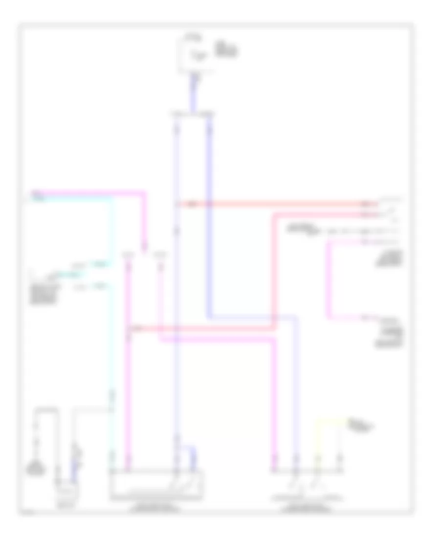 Электросхема внешнего освещения, Купе (3 из 3) для Infiniti Q60 Journey 2014