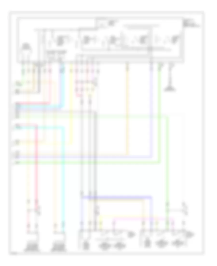 Электросхема привода люка или крыши, Кабриолет (3 из 3) для Infiniti Q60 Journey 2014