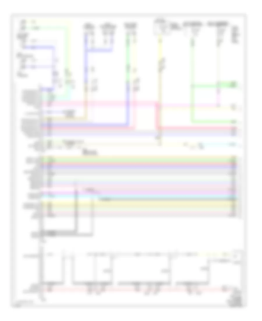 Эдектросхема магнитолы. Базовая комплектация., Кабриолет (1 из 3) для Infiniti Q60 Journey 2014