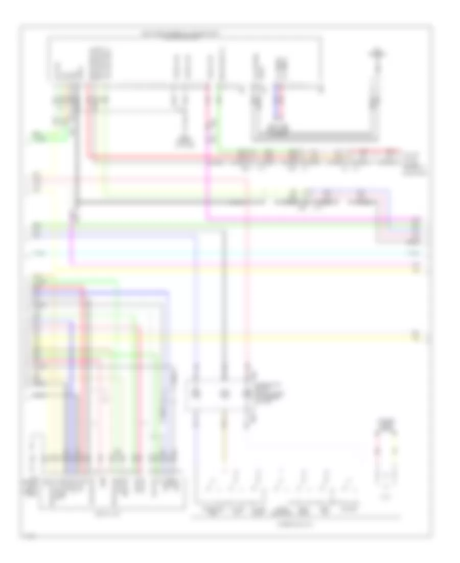 Электросхема магнитолы Bose, Купе without Navigation (2 из 4) для Infiniti Q60 Journey 2014
