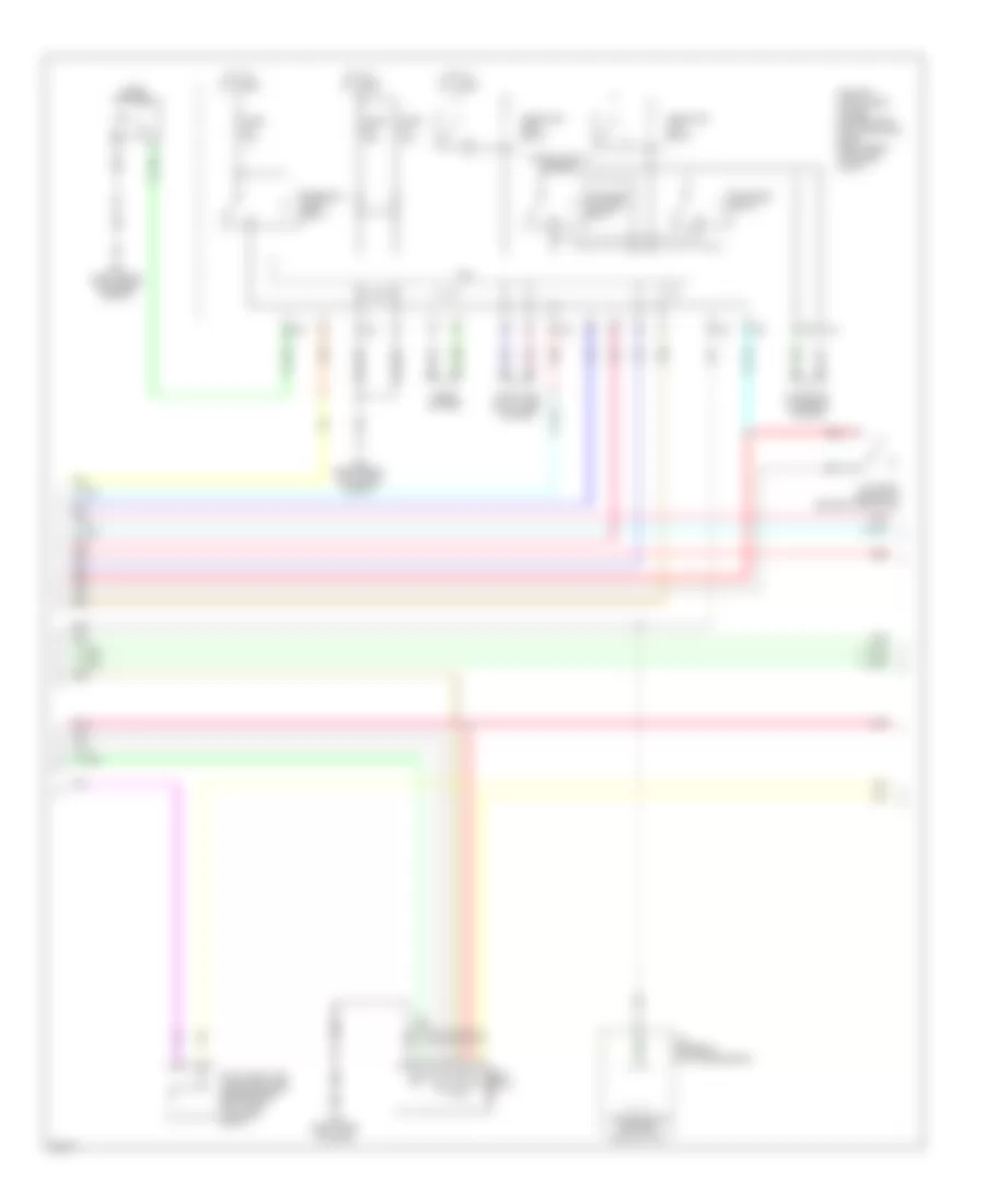 Электросхема противоугонной сигнализации (3 из 4) для Infiniti EX35 Journey 2010