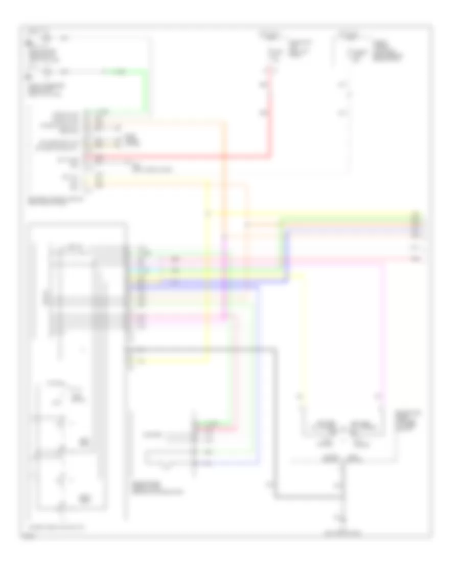 Электросхема стеклоподъемников, С Система Антиповышения Водительской стороны (1 из 2) для Infiniti FX35 2010