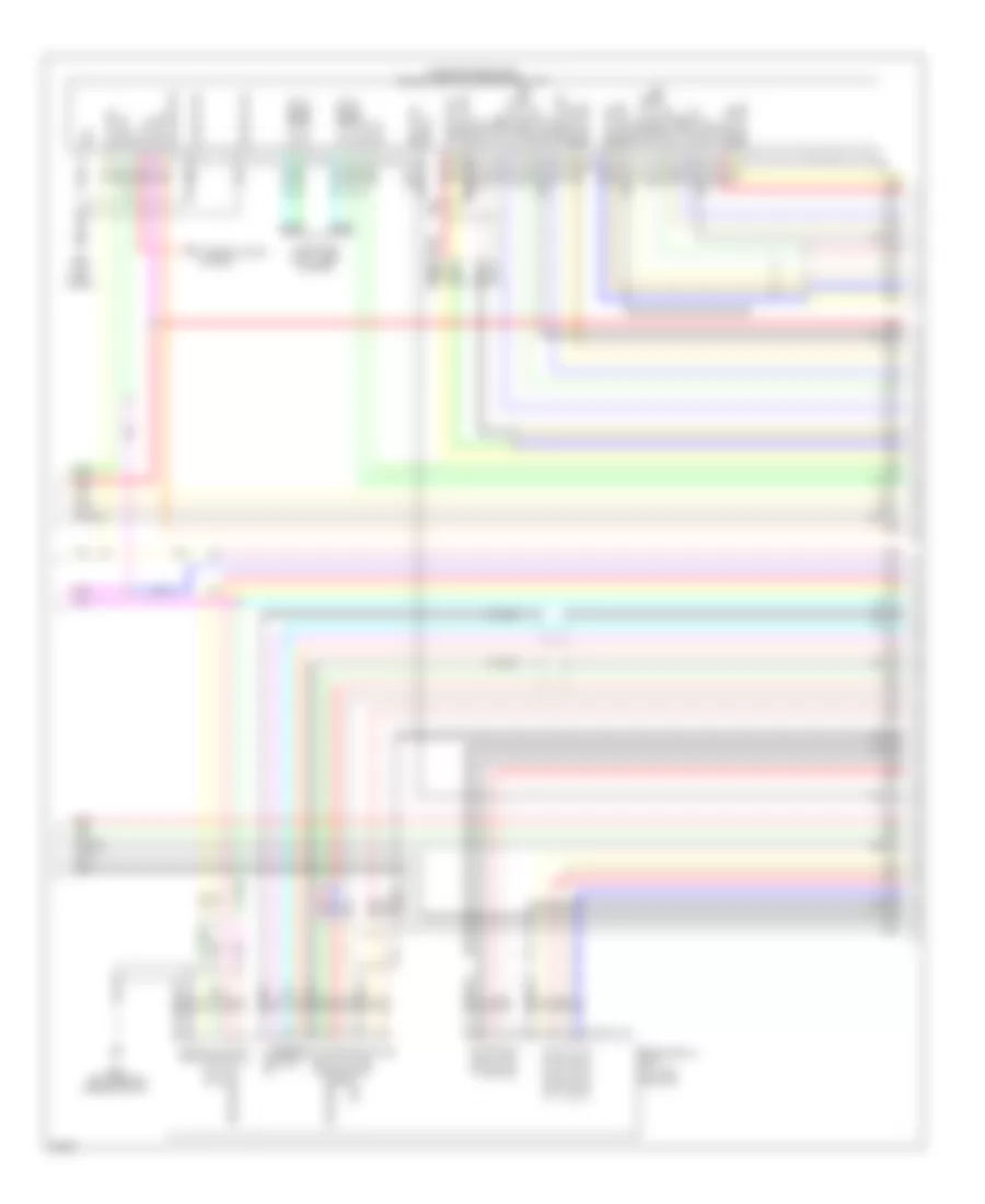 Электросхема магнитолы, С Навигация (4 из 6) для Infiniti FX50 2010