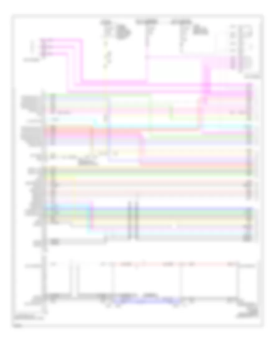 Электросхема магнитолы, Кроме Гибрида С Навигация (6 из 9) для Infiniti Q70 5.6 2014