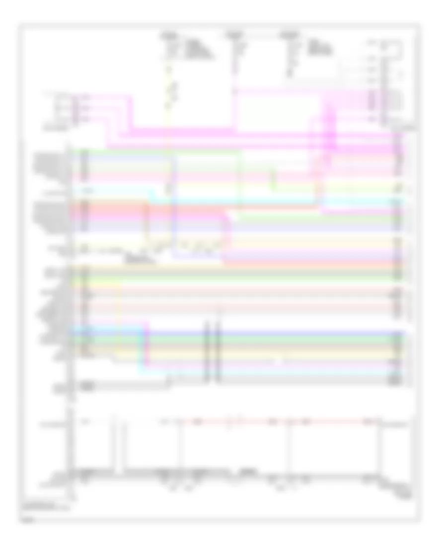 Электросхема магнитолы, Гибрид без Навигация (1 из 4) для Infiniti Q70 5.6 2014