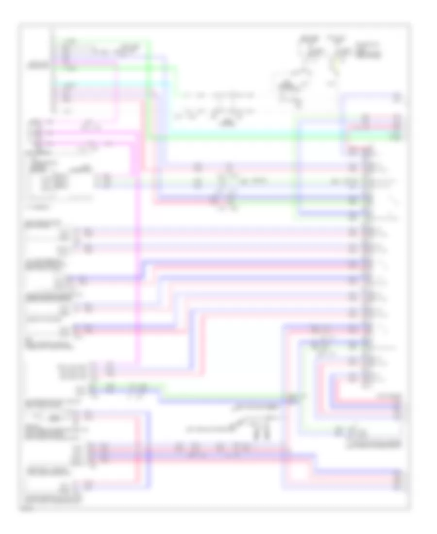 Электросхема линии передачи данных CAN, гибрид (1 из 3) для Infiniti Q70 5.6 2014