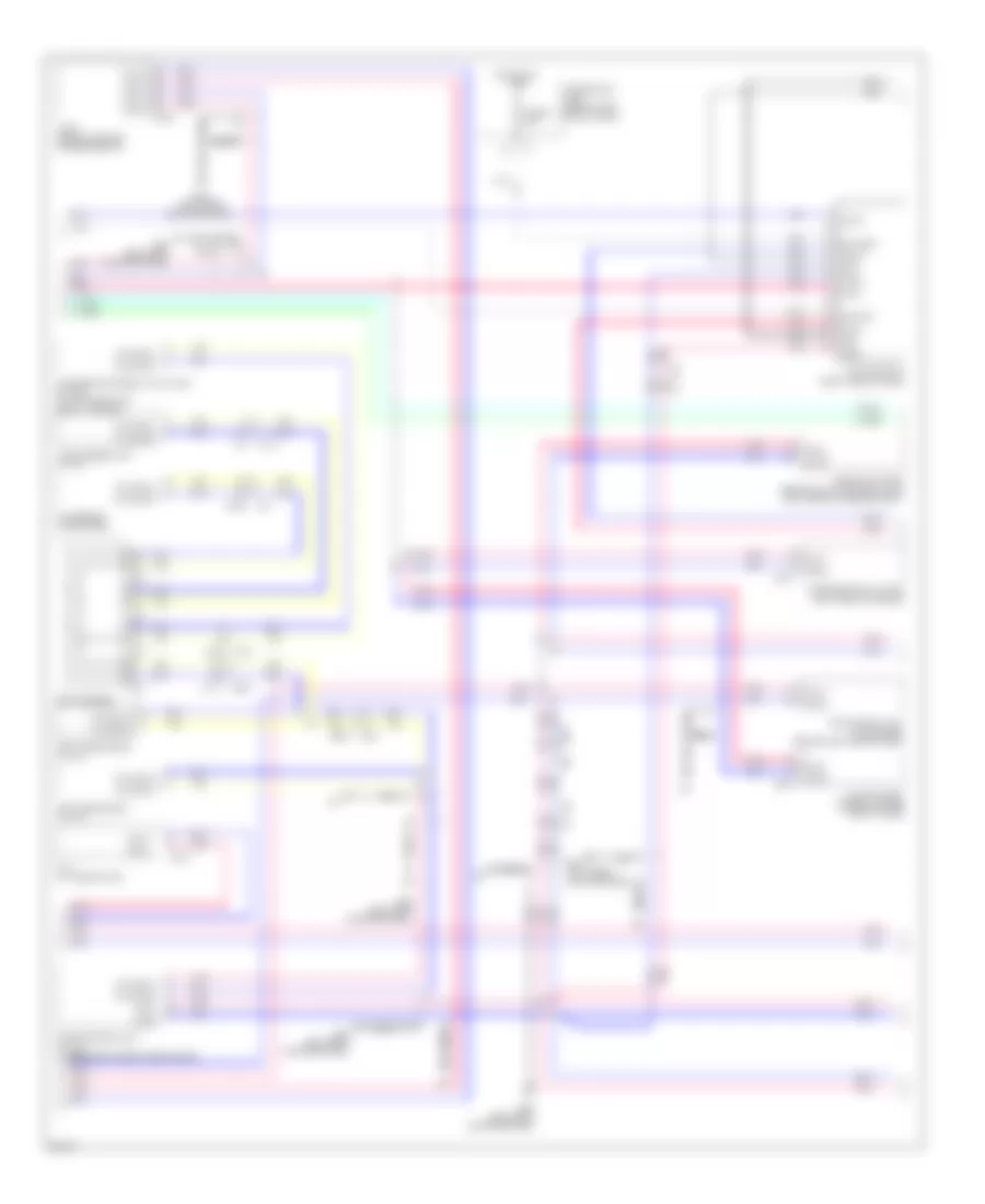 Электросхема линии передачи данных CAN, гибрид (2 из 3) для Infiniti Q70 5.6 2014