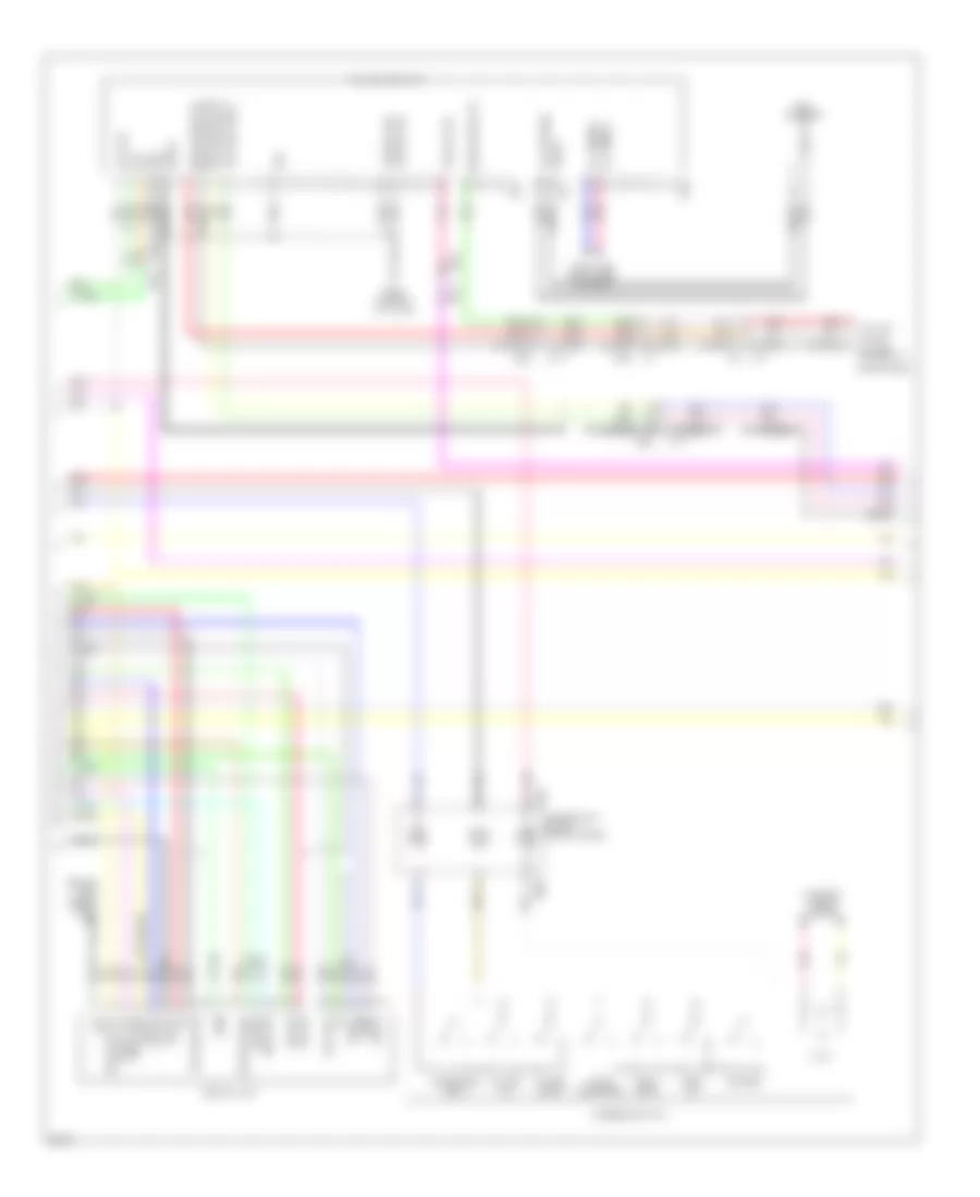 Электросхема магнитолы Bose, Купе without Navigation (2 из 4) для Infiniti G37 2010