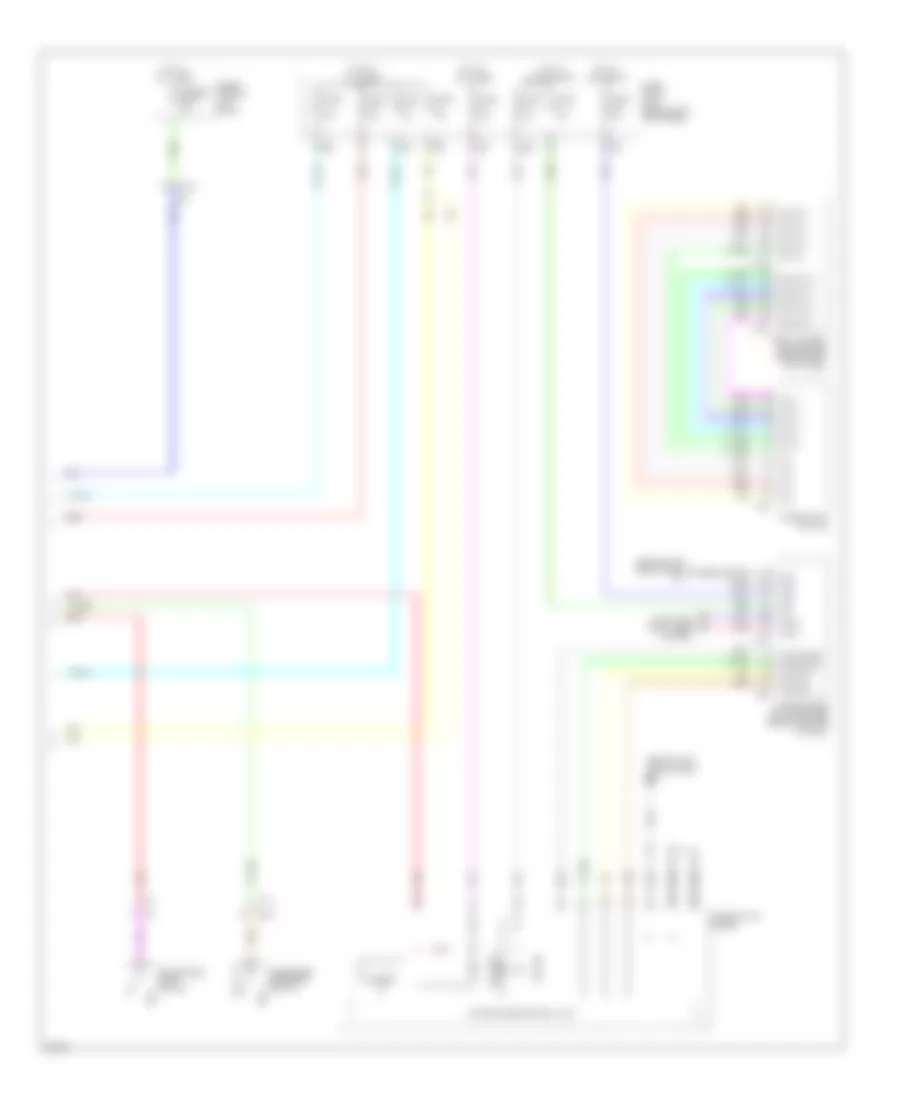 Электросхема противоугонной сигнализации, Купе (4 из 4) для Infiniti G37 2010