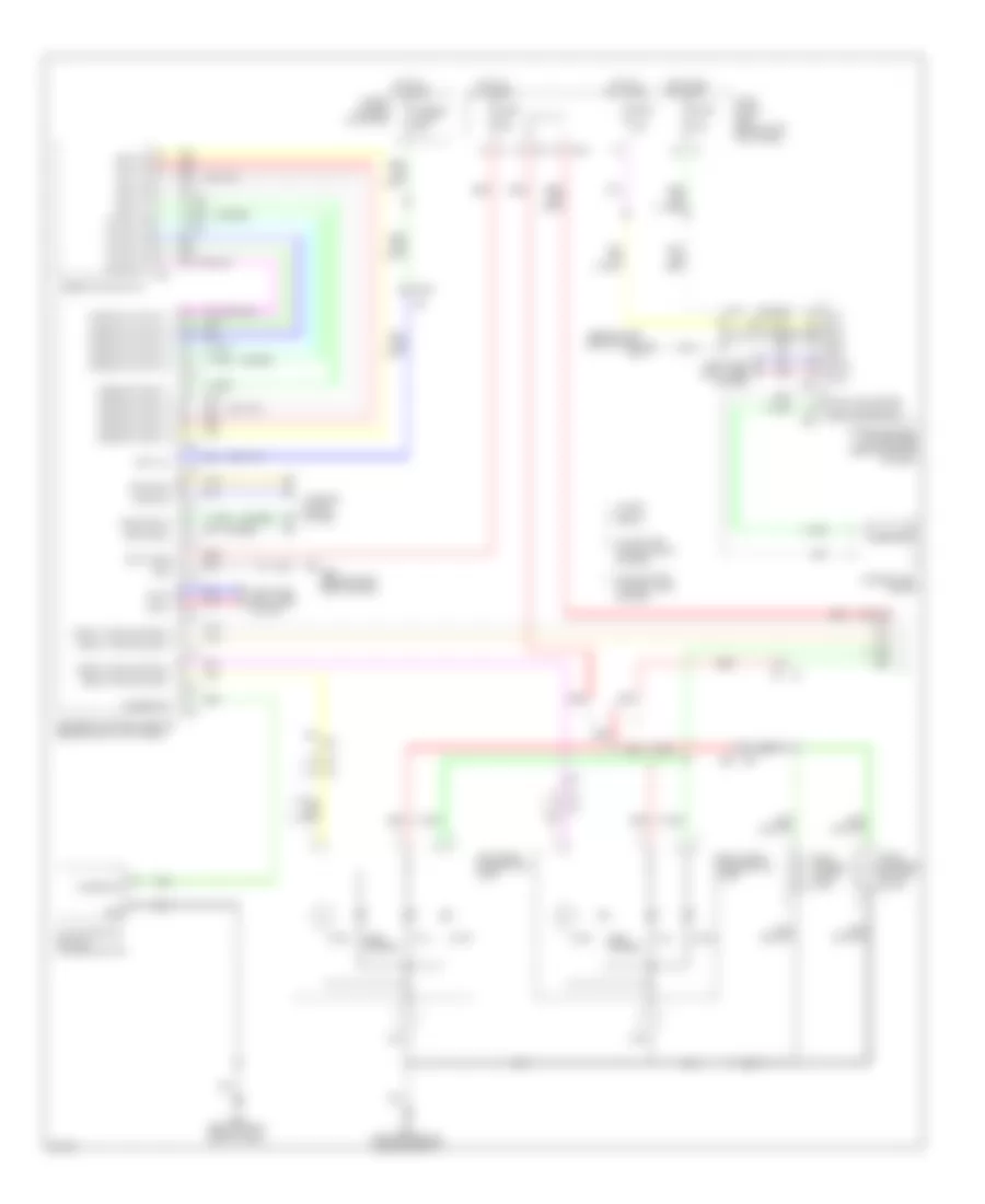 Электросхема внешнего освещения, Купе и седан (1 из 3) для Infiniti G37 2010
