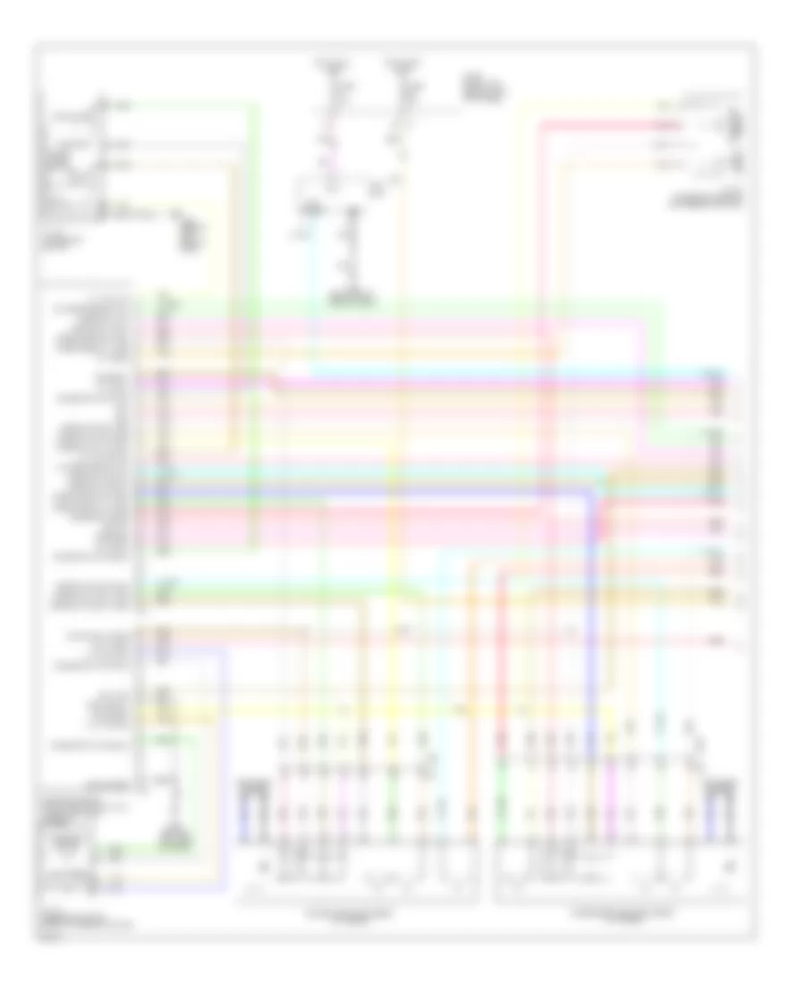 Электросхема системы памяти, Кабриолет (1 из 3) для Infiniti G37 2010