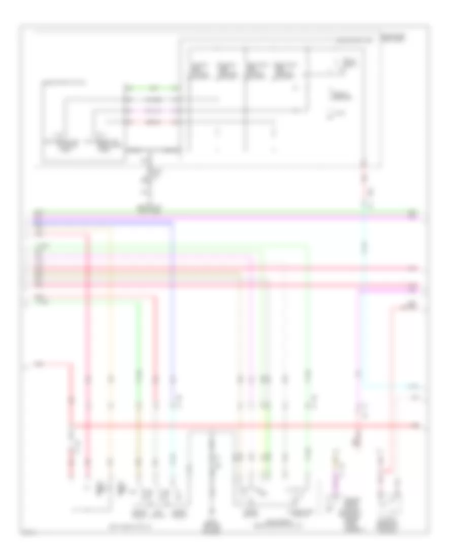 Электросхема системы памяти, Купе (2 из 3) для Infiniti G37 2010