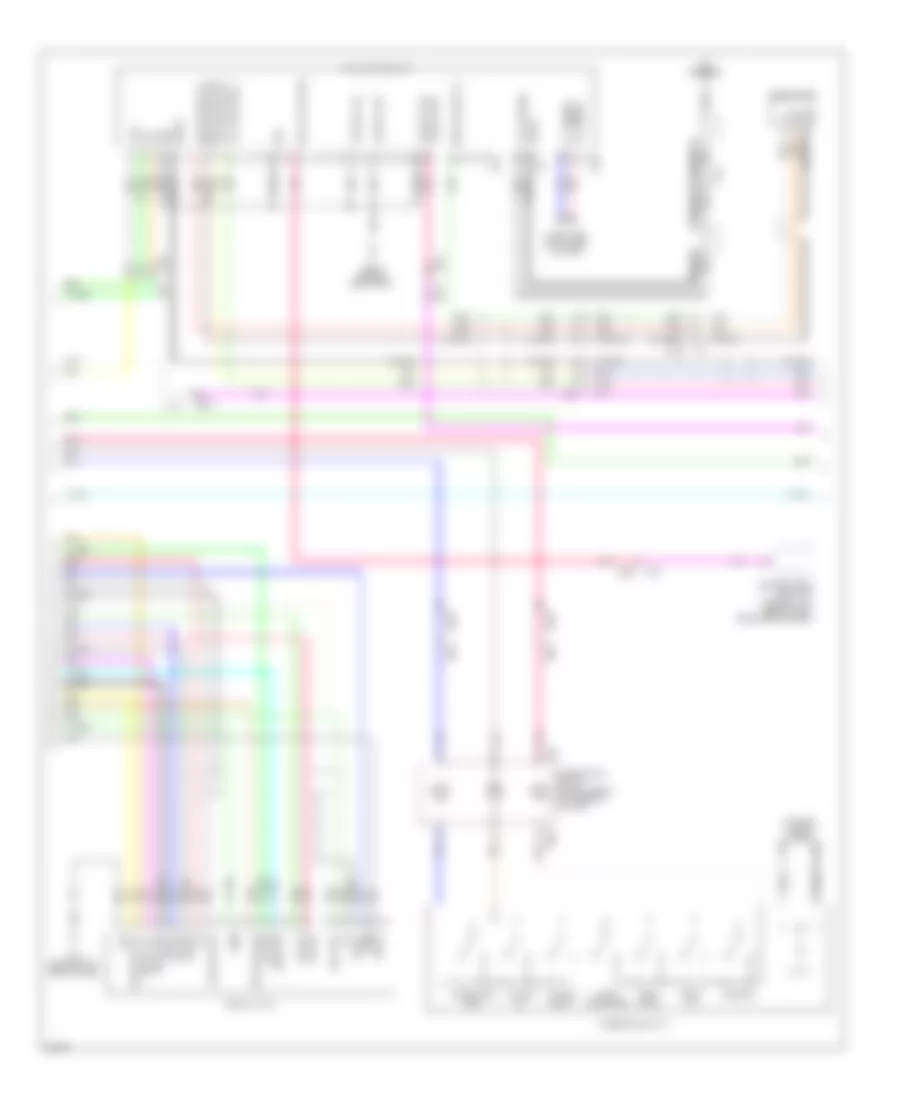 Эдектросхема магнитолы. Базовая комплектация., Кабриолет without Navigation (2 из 3) для Infiniti G37 2010