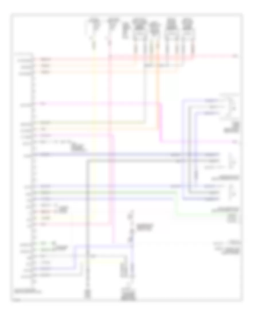 Электросхема кондиционера (1 из 2) для Infiniti I30 2001