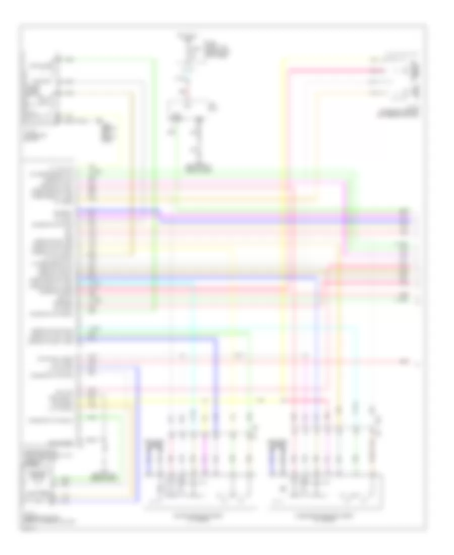 Электросхема системы памяти, Купе (1 из 3) для Infiniti G37 Journey 2010