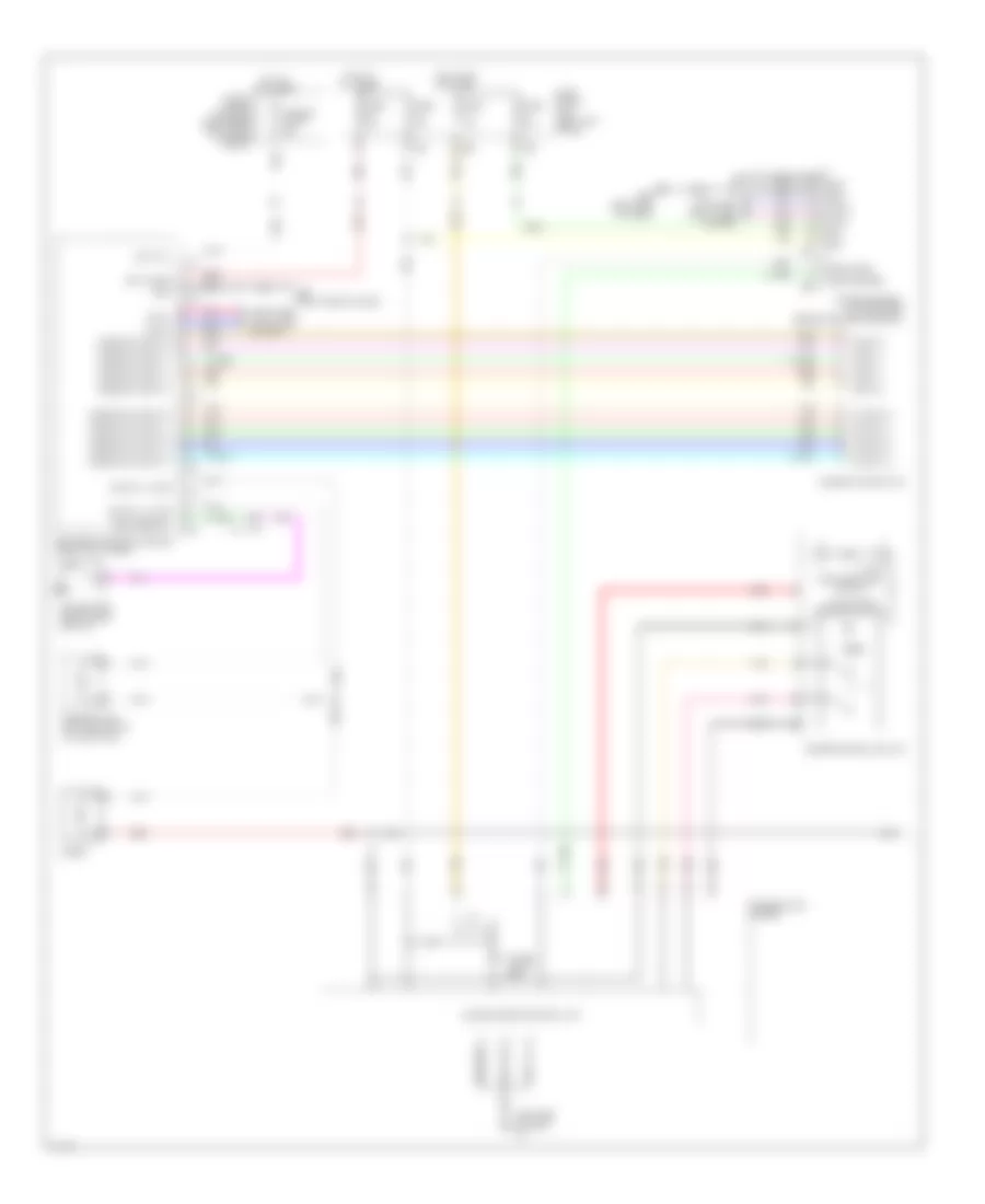 Электросхема подсветки приборов (1 из 2) для Infiniti QX50 2014