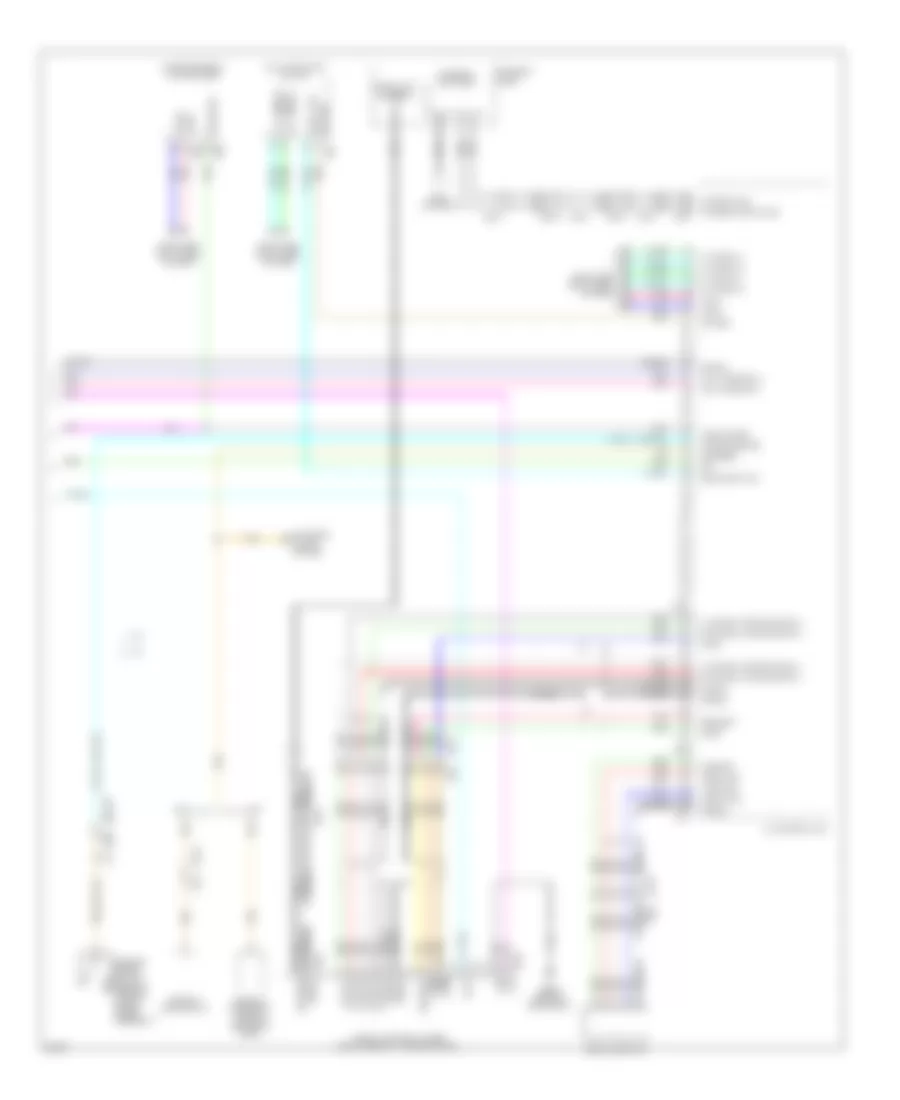 Эдектросхема магнитолы. Базовая комплектация., Кабриолет without Navigation (3 из 3) для Infiniti G37 x 2010