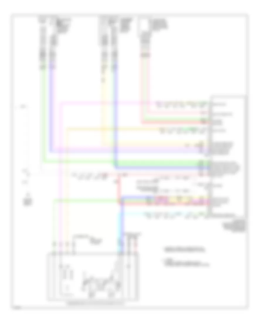 Электросхема климат контроля сидений (2 из 2) для Infiniti QX60 2014