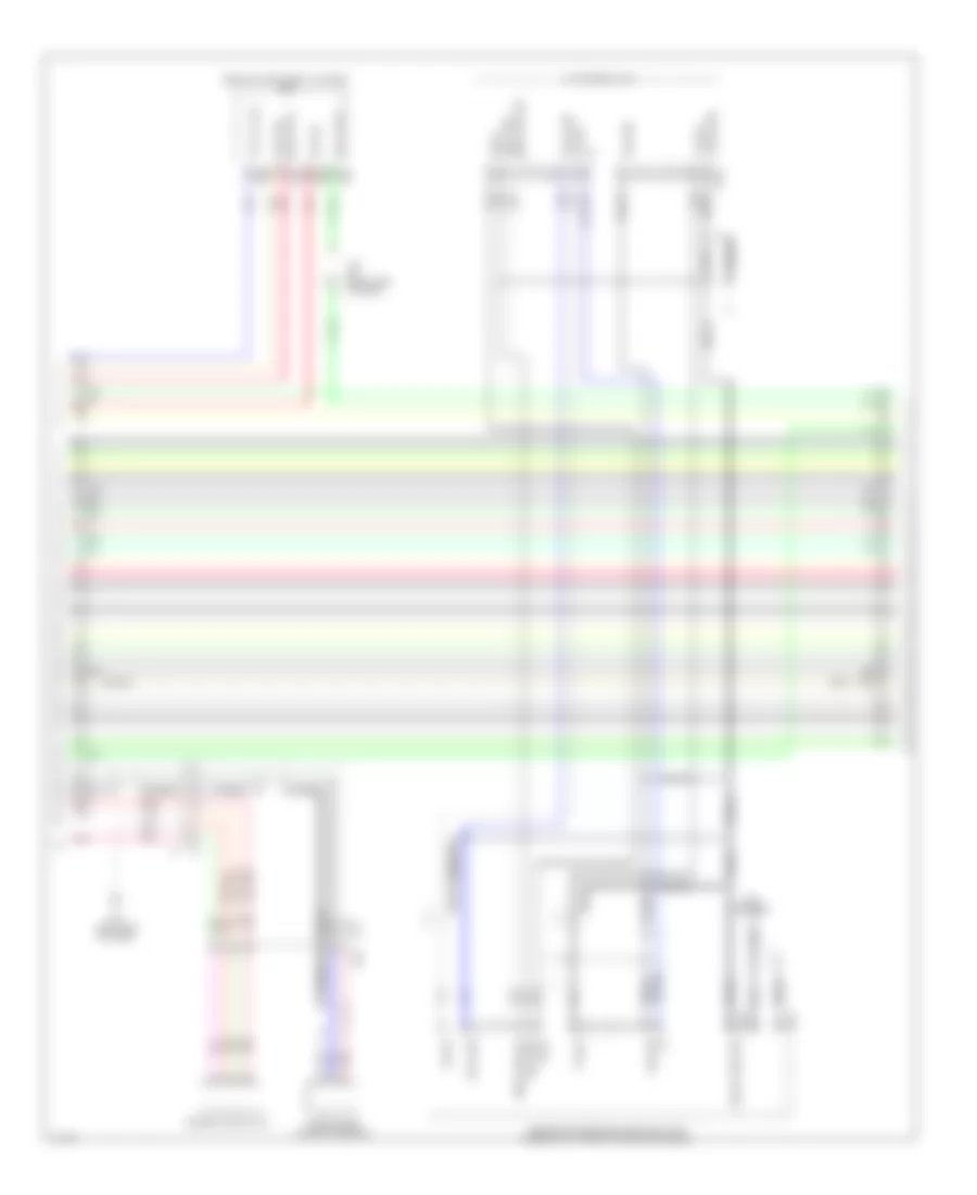 Bose Radio Wiring Diagram, Except Hybrid withNavigation & Surround (3 из 13) для Infiniti QX60 2014