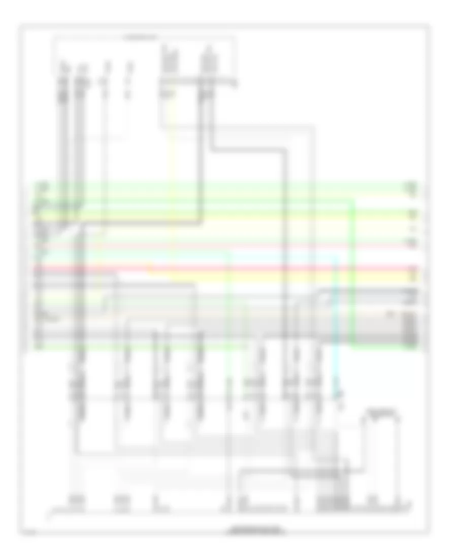 Bose Radio Wiring Diagram, Except Hybrid withNavigation  Surround (4 из 13) для Infiniti QX60 2014