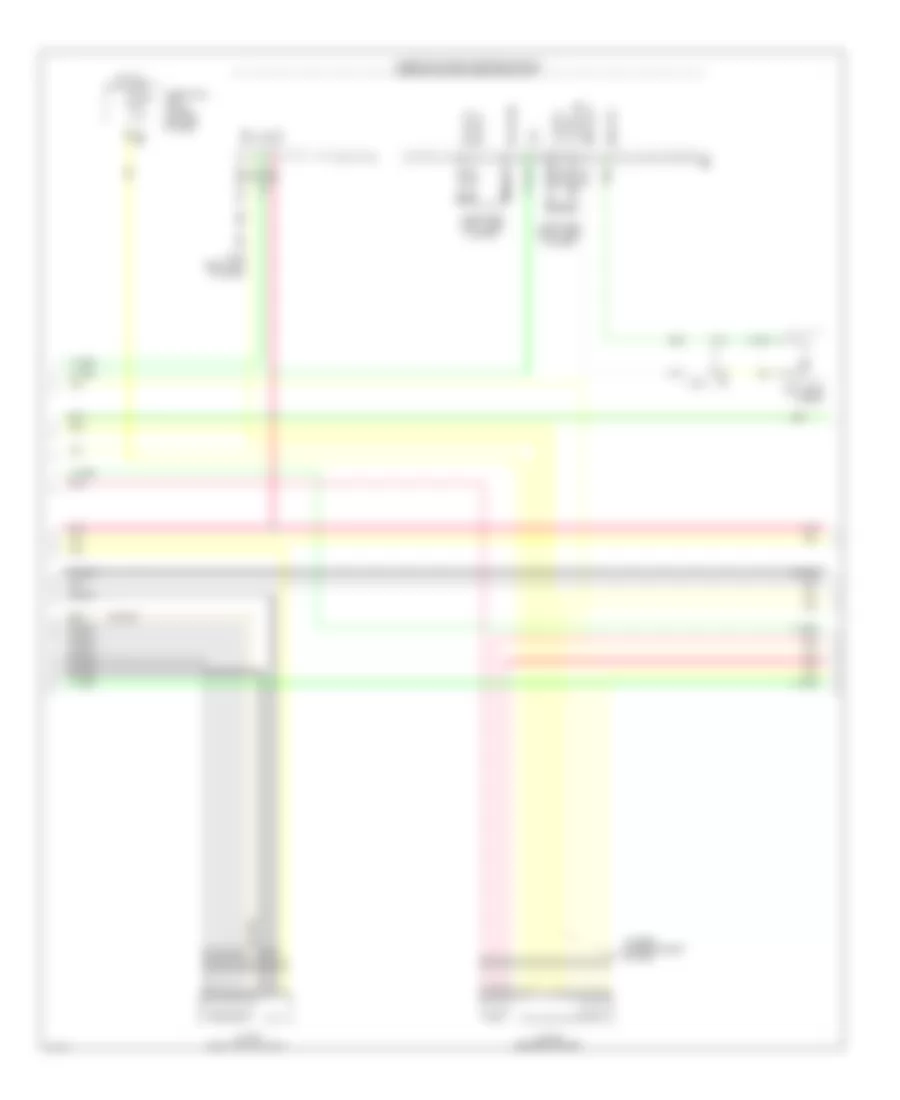 Bose Radio Wiring Diagram, Except Hybrid withNavigation  Surround (5 из 13) для Infiniti QX60 2014