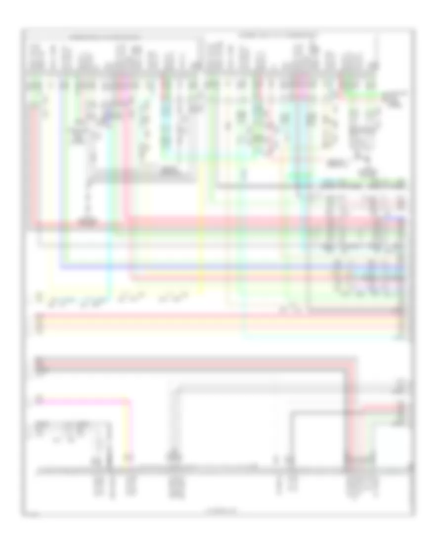 Bose Radio Wiring Diagram, Except Hybrid withNavigation  Surround (11 из 13) для Infiniti QX60 2014