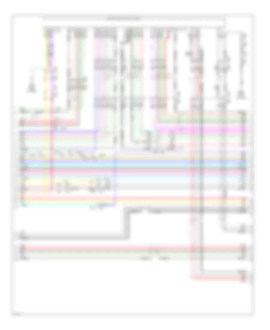 Bose Radio Wiring Diagram, Except Hybrid withNavigation  Surround (12 из 13) для Infiniti QX60 2014