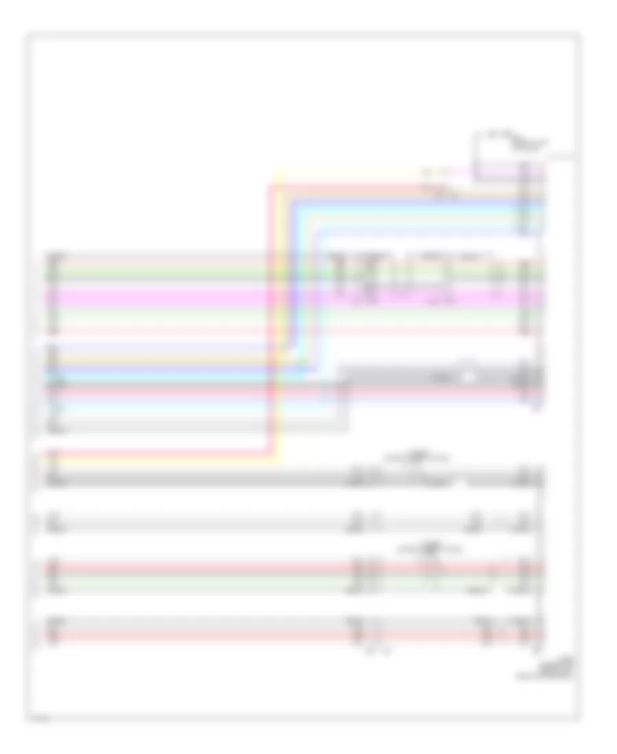 Bose Radio Wiring Diagram, Except Hybrid withNavigation  Surround (13 из 13) для Infiniti QX60 2014
