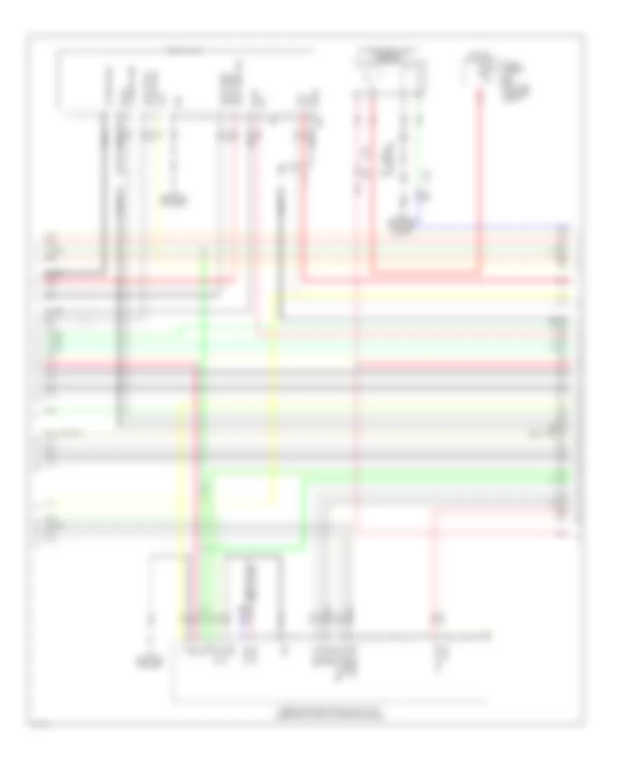 Bose Radio Wiring Diagram, Hybrid withNavigation & Surround (2 из 13) для Infiniti QX60 2014