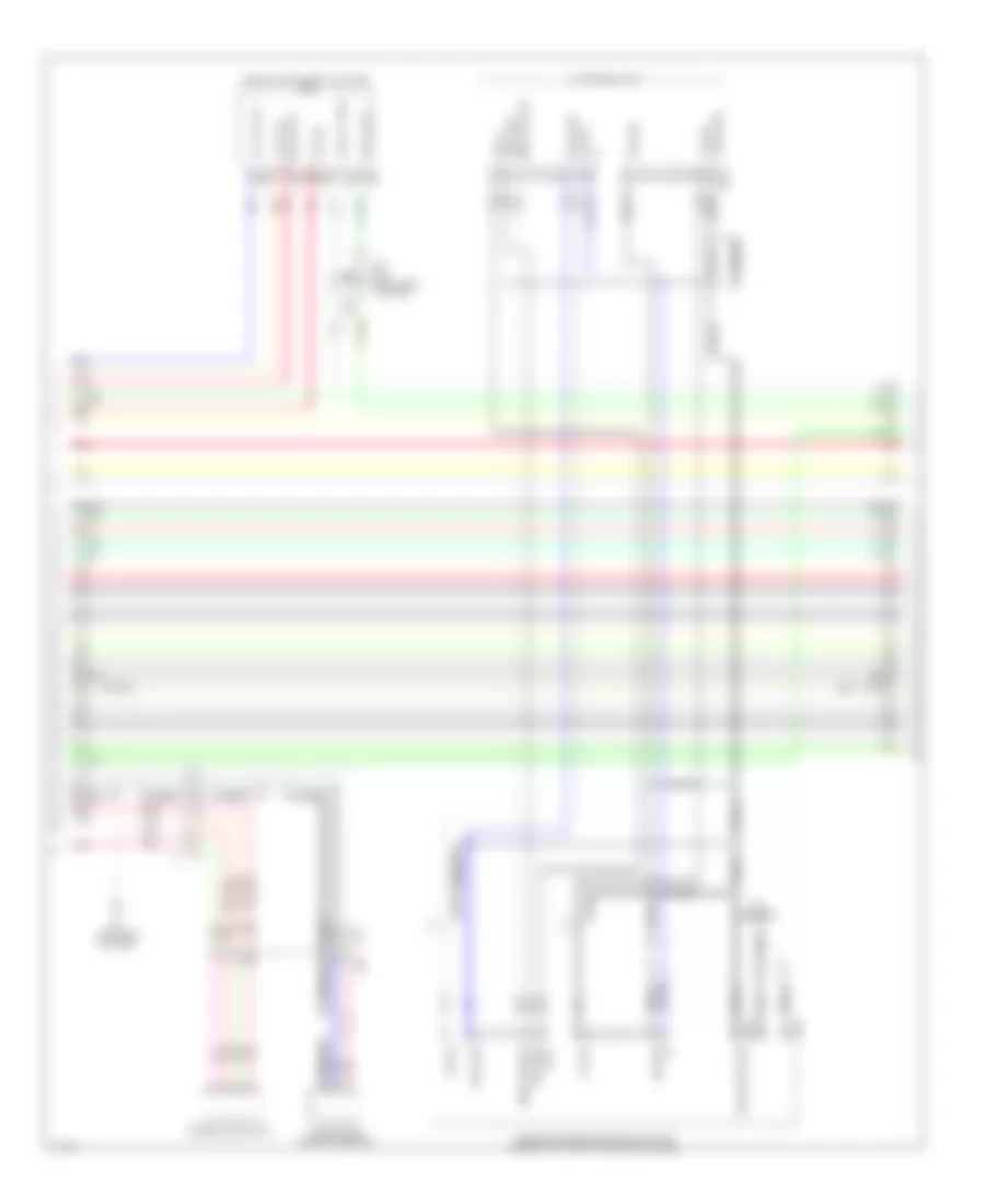 Bose Radio Wiring Diagram, Hybrid withNavigation  Surround (3 из 13) для Infiniti QX60 2014
