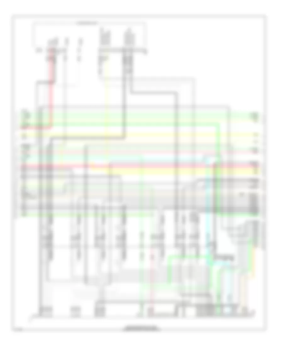 Bose Radio Wiring Diagram, Hybrid withNavigation & Surround (4 из 13) для Infiniti QX60 2014