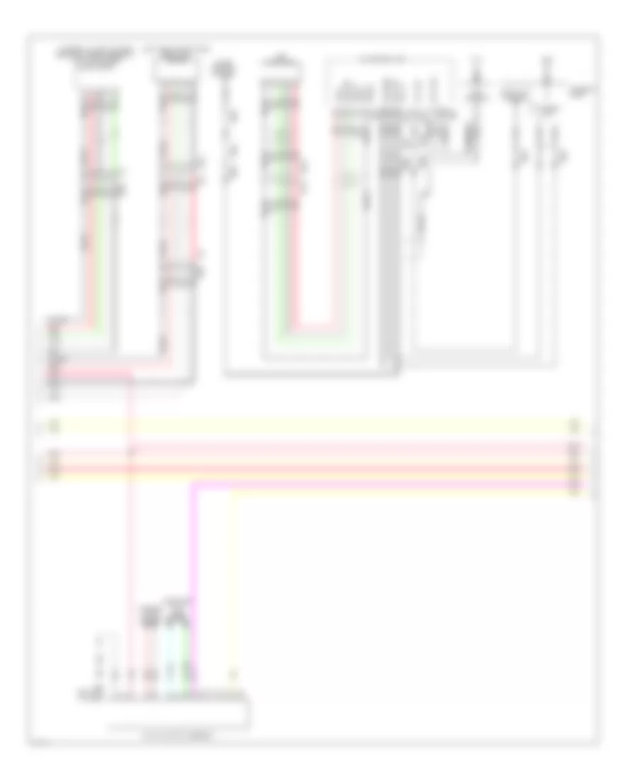 Bose Radio Wiring Diagram, Hybrid withNavigation  Surround (9 из 13) для Infiniti QX60 2014