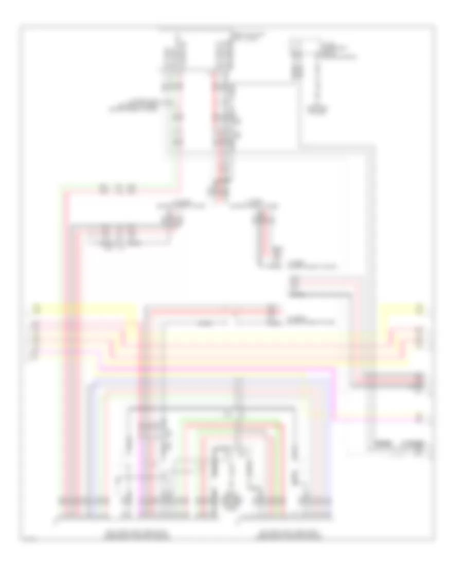 Bose Radio Wiring Diagram, Hybrid withNavigation & Surround (10 из 13) для Infiniti QX60 2014